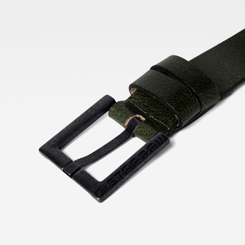 G-STAR® Ceinture New Duko Vert detail shot buckle