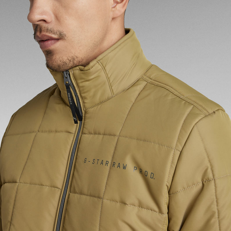 G-Star RAW® Meefic Square Quilted Jacket Brown