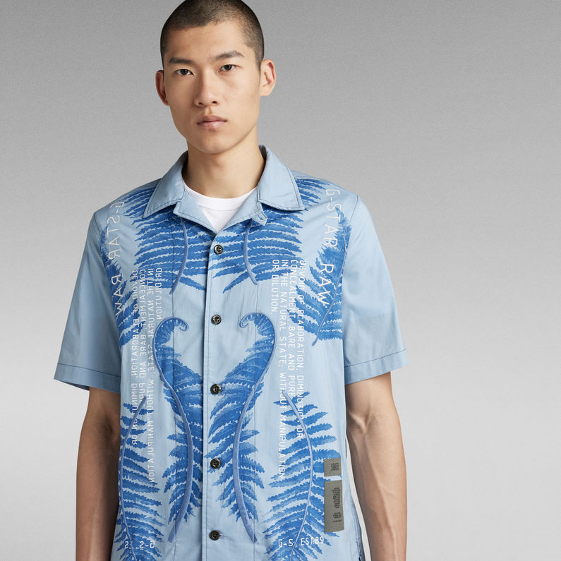 G-Star RAW® Hawaii Commando Shirt Light blue