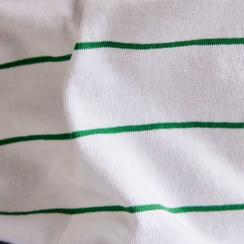 G-STAR® Haut Eyben Stripe Slim V-Neck Multi couleur