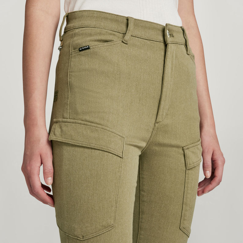 G-Star RAW® Kafey Cargo Ultra High Skinny Hose Mehrfarbig