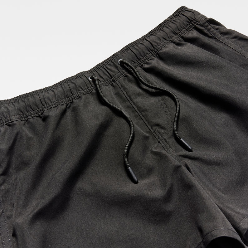 G-STAR® Carnic Solid Badeshorts Schwarz detail shot