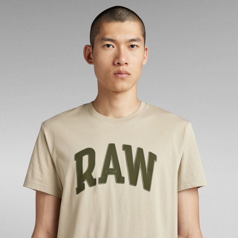 G-Star RAW® T-shirt RAW University Beige