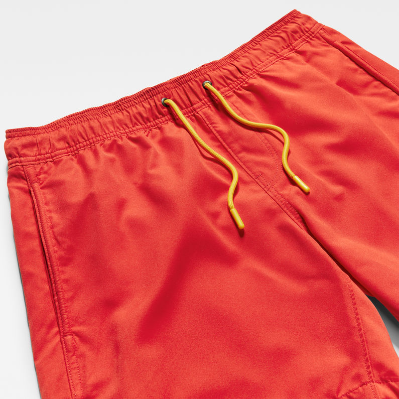 G-STAR® Dirik Solid Zwemshort Rood detail shot