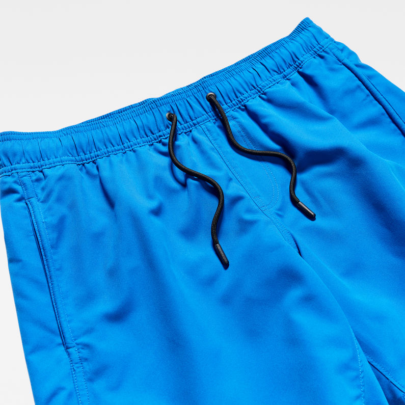 G-STAR® Short de bain Dirik Solid Bleu foncé detail shot