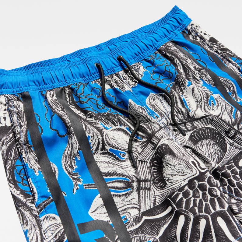 G-STAR® Dirik Jellyfish Allover Swim Shorts Multi color detail shot