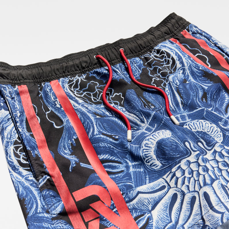G-Star RAW® Short de bain Dirik Jellyfish Allover Multi couleur detail shot
