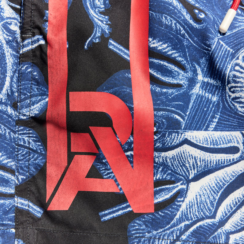 G-STAR® Dirik Jellyfish Allover Swim Shorts Multi color fabric shot