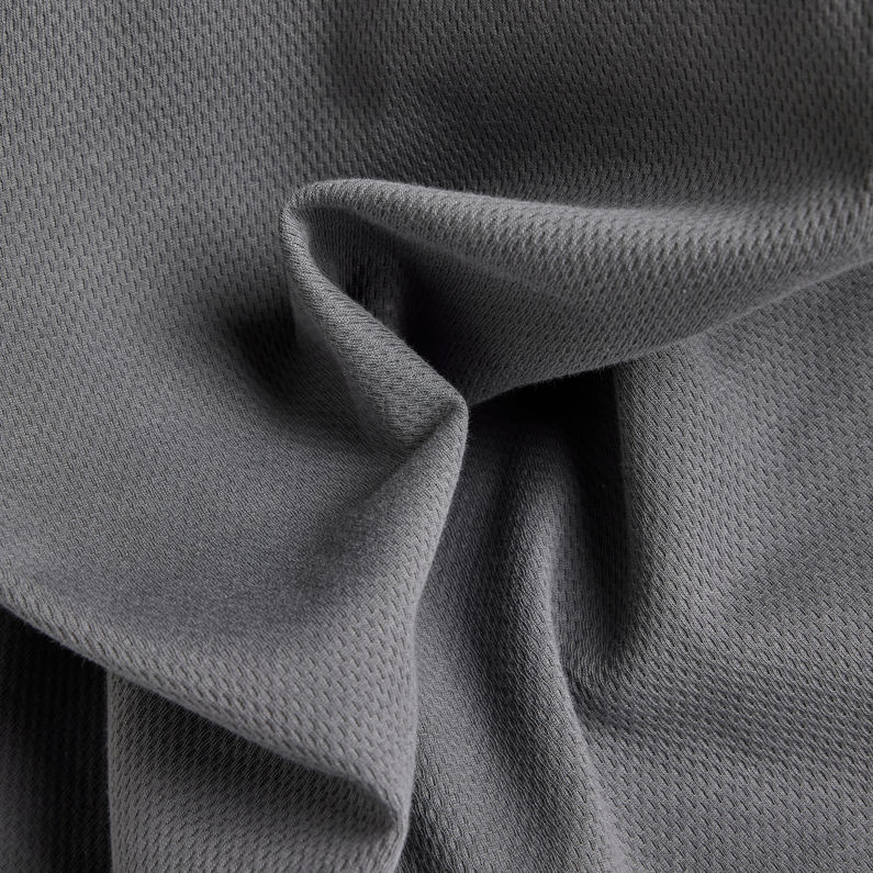 G-STAR® 5XL RAW. Tight Mock V-Neck T-Shirt Grau