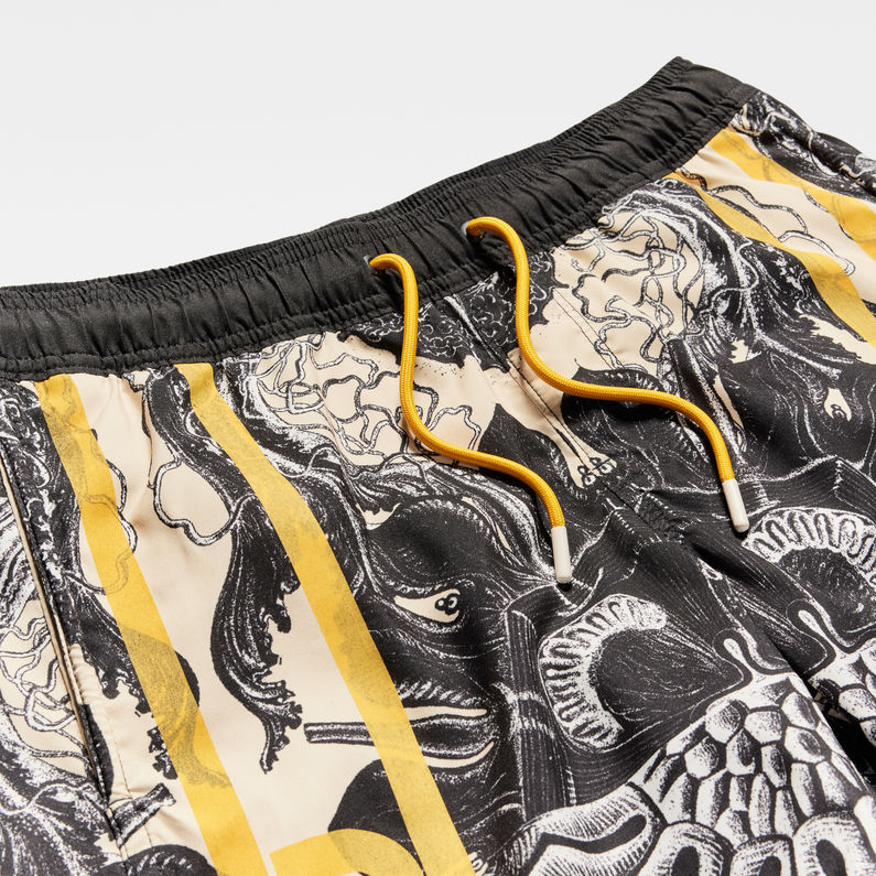 G-STAR® Dirik Jellyfish Allover Swim Shorts Multi color detail shot
