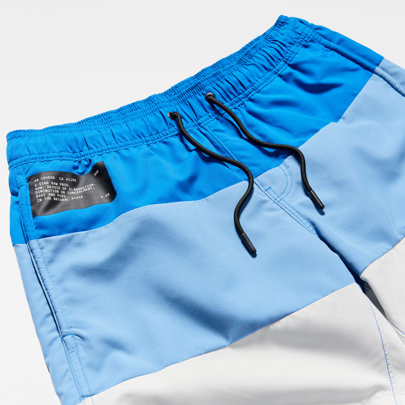 G-STAR® Dirik Color Block Swim Shorts Dark blue detail shot