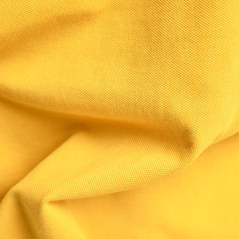 G-STAR® Dunda Slim Stripe Polo Geel