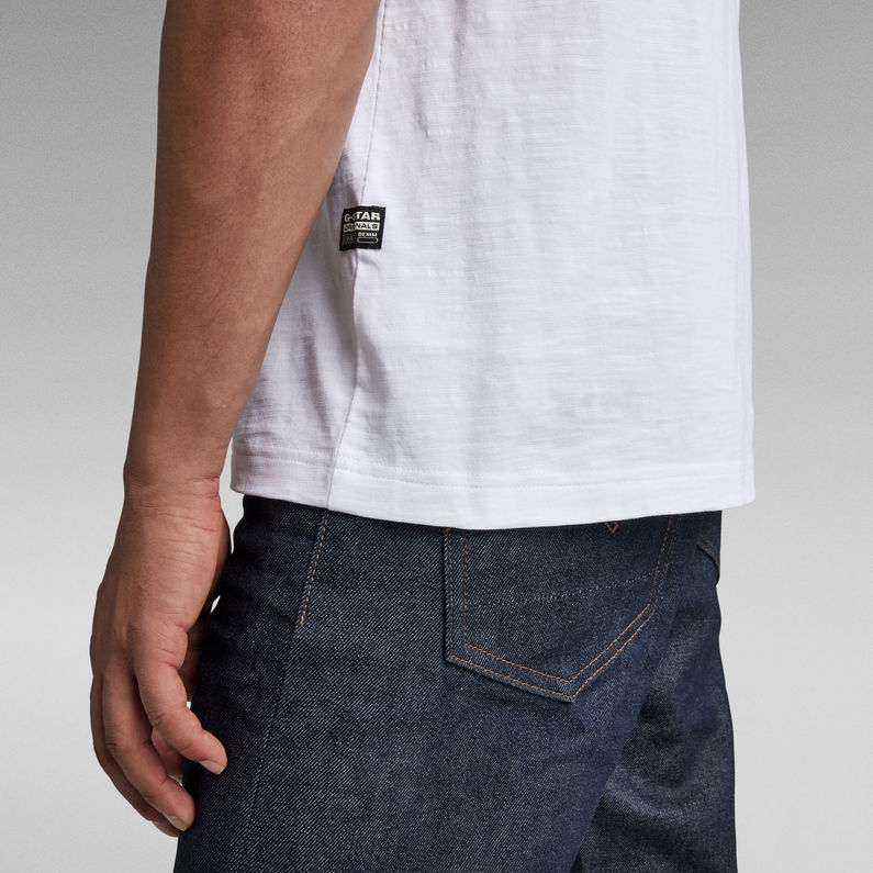 G-STAR® Korpaz Text T-Shirt Wit