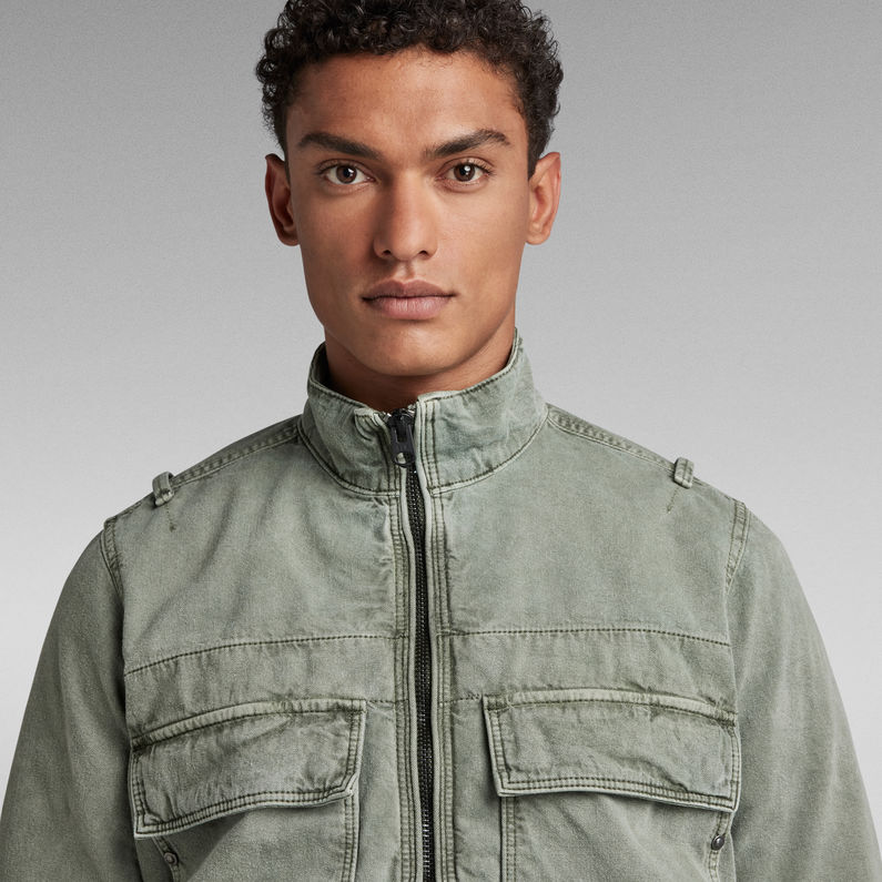 G-STAR® Utility Flap Pocket Zip Jacket Green