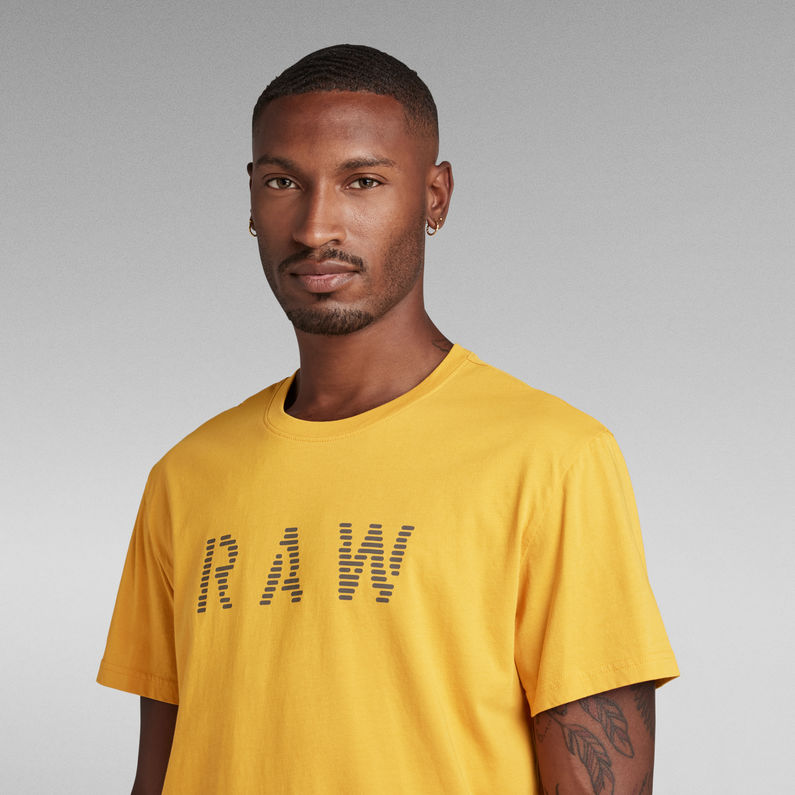 g-star-raw-t-shirt-raw-jaune