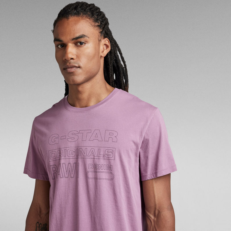G-Star RAW® T-shirt Originals Violet
