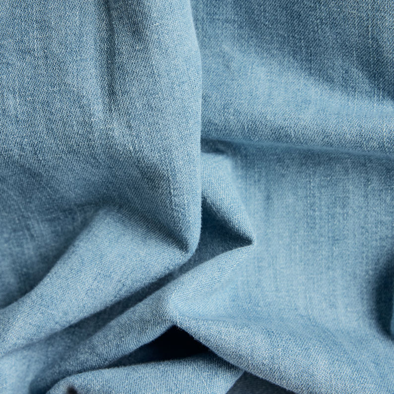 G-Star RAW® Premium Denim Shirt Kleid Hellblau