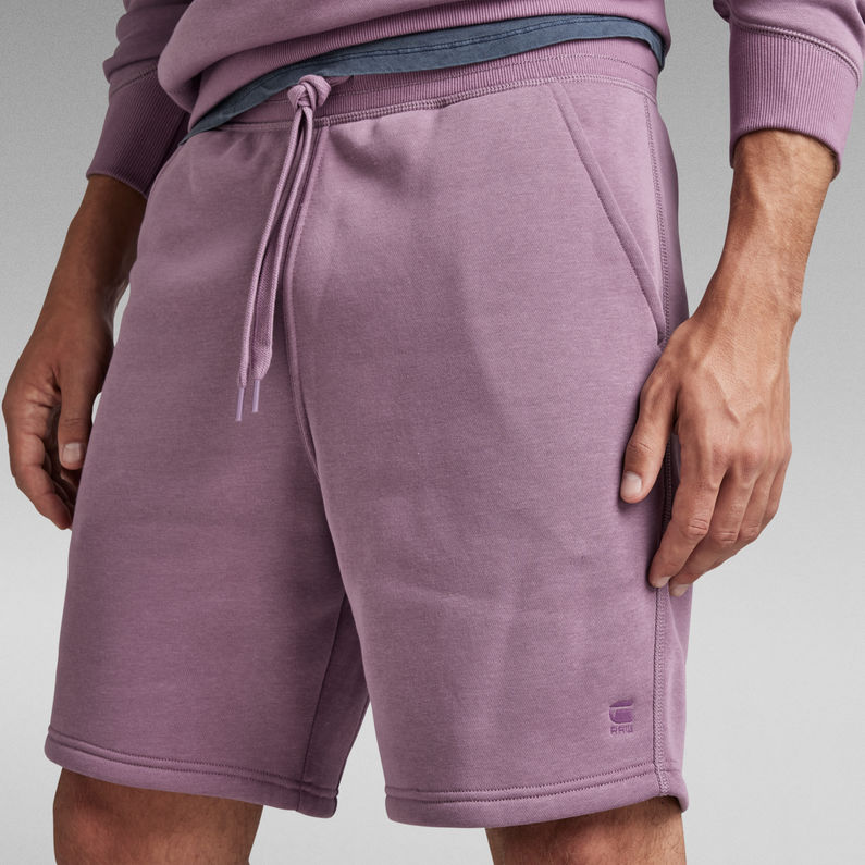 G-Star RAW® Premium Core Sweat Shorts Purple