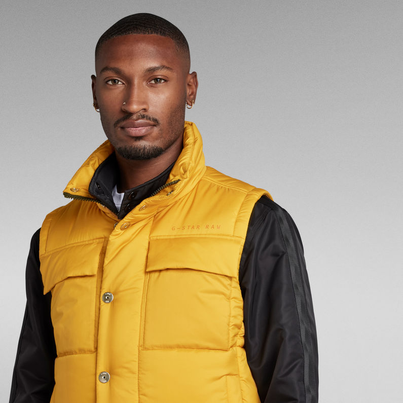 G-STAR® Foundation Padded Vest Yellow