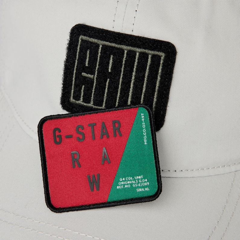 G-Star RAW® Avernus Badge Baseball Cap Grau