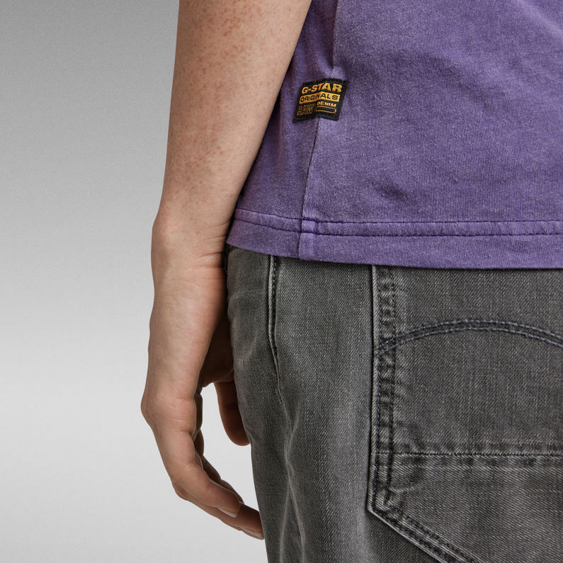 G-STAR® Haut Eyben Slim V-Neck Violet