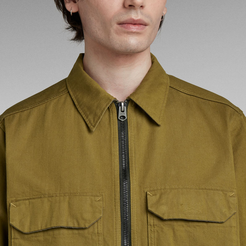 G-Star RAW® Zip Overshirt Brown