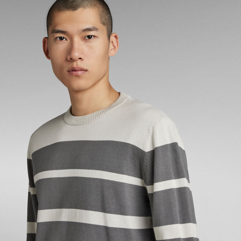 G-STAR® Irregular Stripe R Knitted Pullover Mehrfarbig