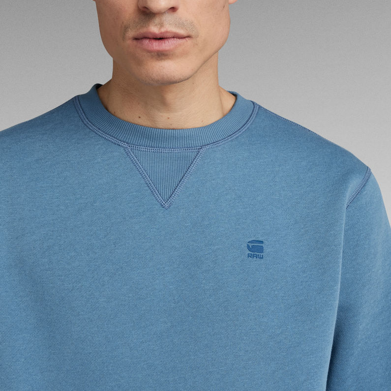 G-Star RAW® Premium Core Sweatshirt Mittelblau