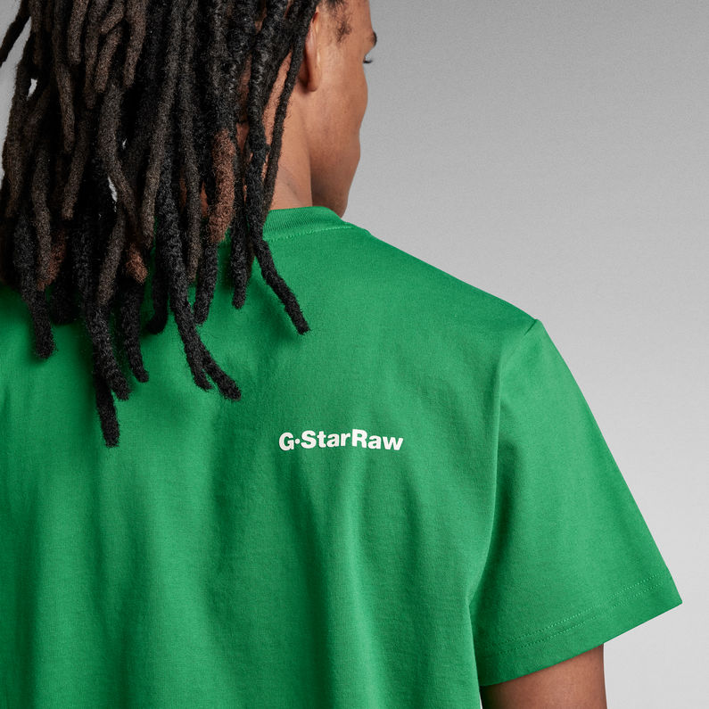 G-Star RAW® Camiseta Double Pocket Utility Loose Verde