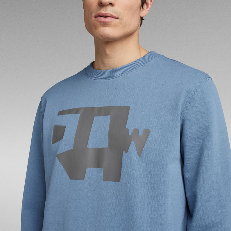 G-STAR® Abstract RAW Sweater Medium blue