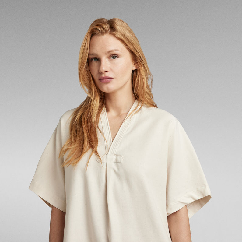 G-STAR® Robe Comfy Tunic Blanc