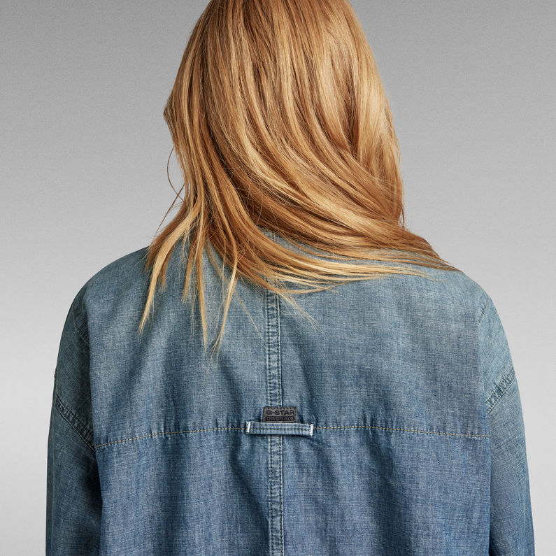 G-STAR® Chemise Oversized Loose Bleu moyen