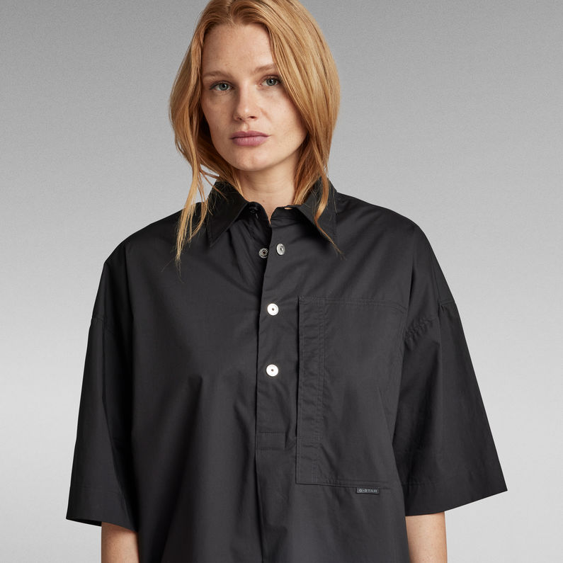 G-Star RAW® Shirt Kleid 2.0 Schwarz