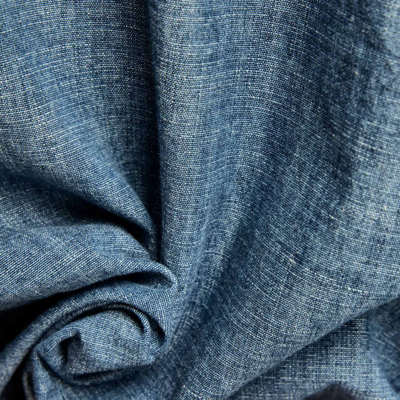 G-STAR® Oversized Loose Hemd Mittelblau