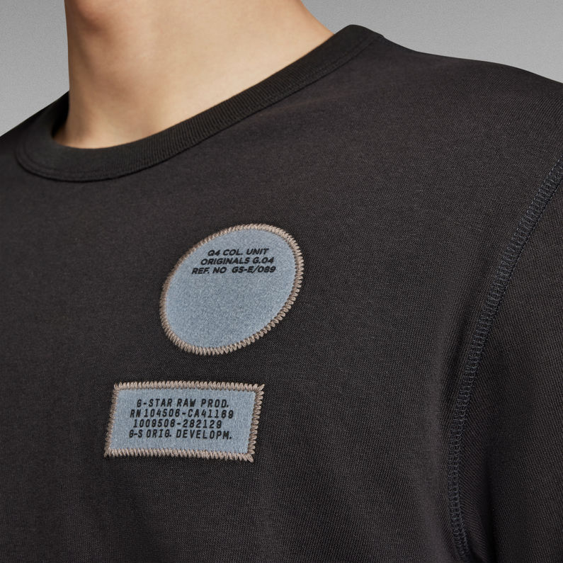 G-STAR® Badges T-Shirt Schwarz