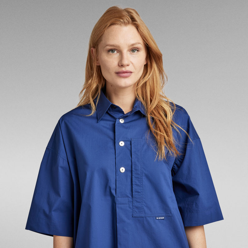 G-STAR® Shirt Kleid 2.0 Mittelblau