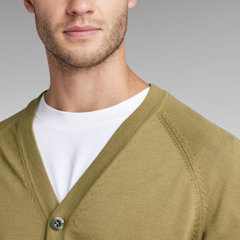 G-STAR® Cardigan en maille Essential Performance Vert