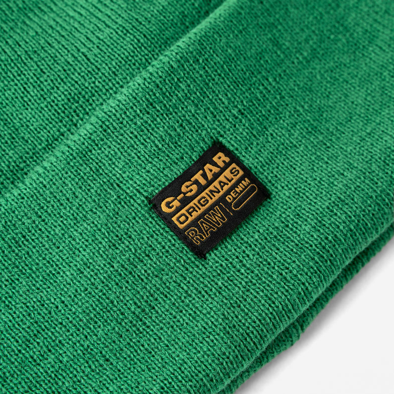 G-Star RAW® Effo Long Beanie Grün detail shot buckle