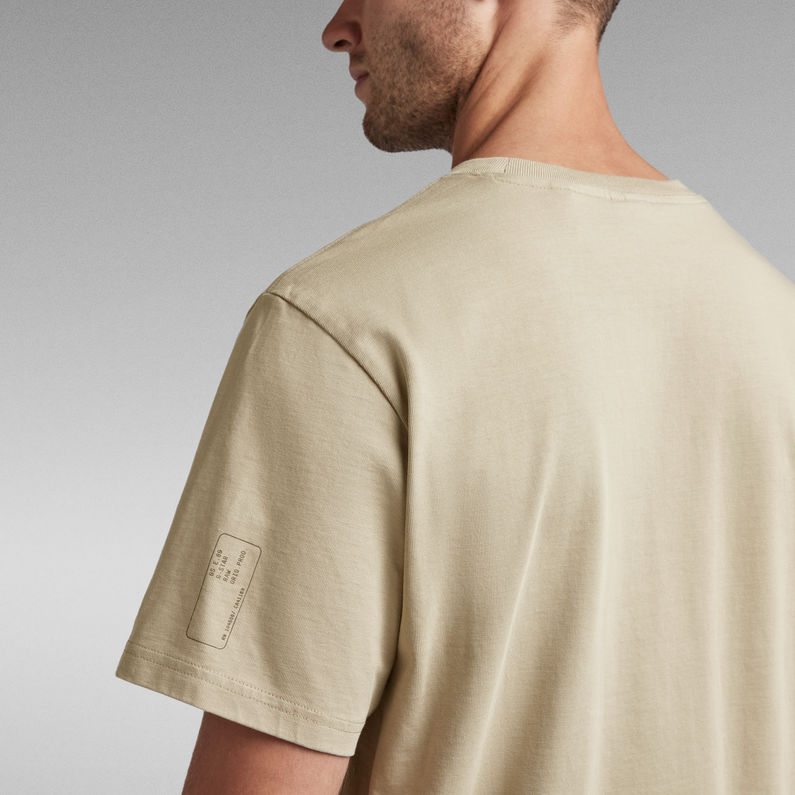 G-Star RAW® Irregular Graphics Loose T-Shirt Beige