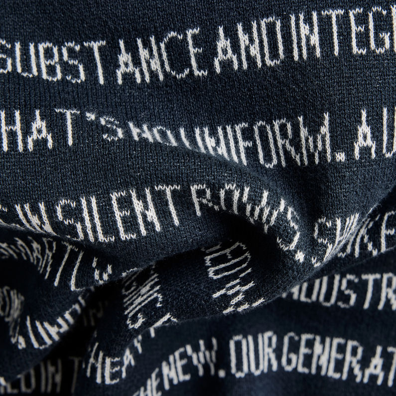 G-STAR® Unisex Jacquard Stripe Turtle Knit Multi color