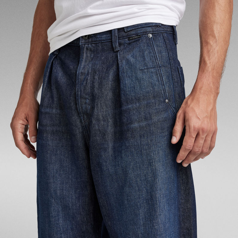 G-Star RAW® Pleated Relaxed Chino Donkerblauw