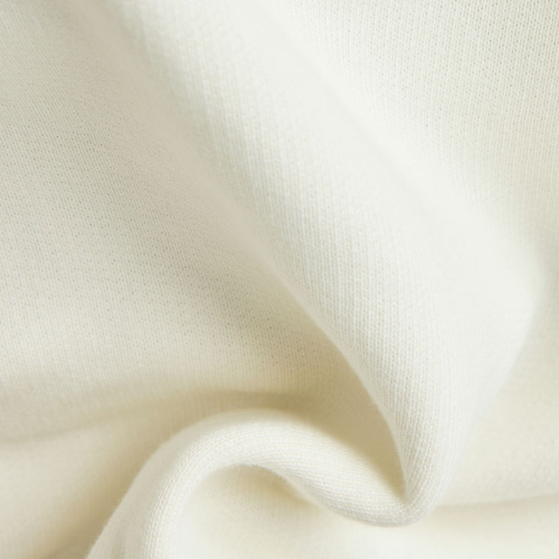 G-Star RAW® Adjustable Sleeve Cropped Sweatshirt Weiß