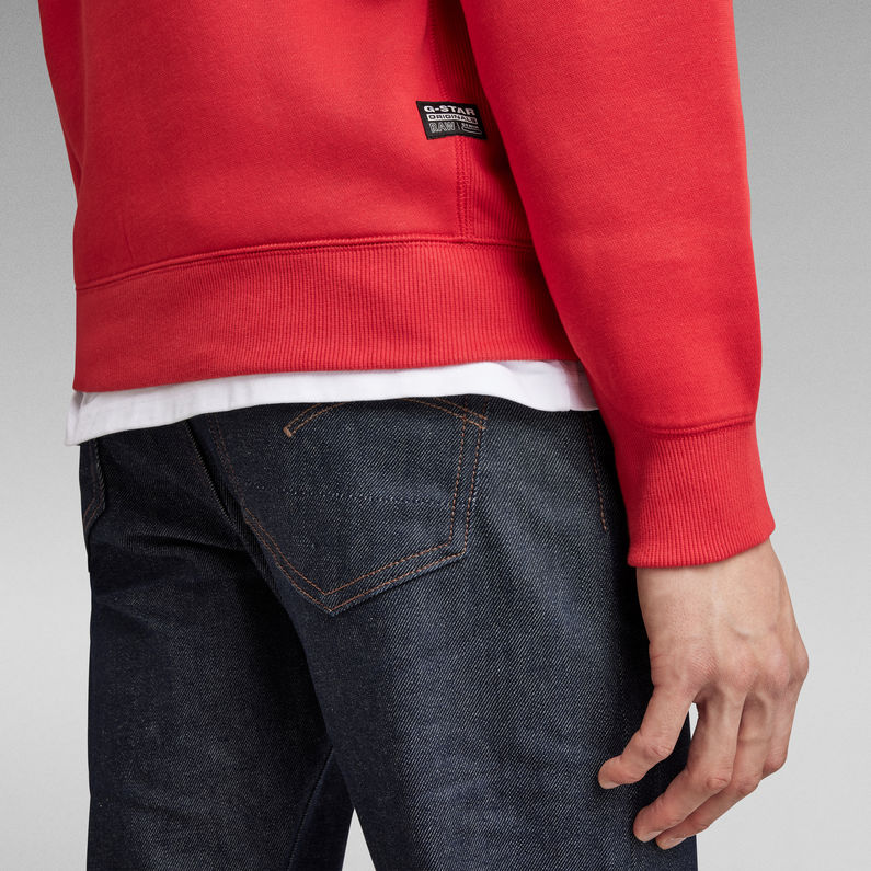 G-STAR® Sweat à capuche Premium Core Rouge