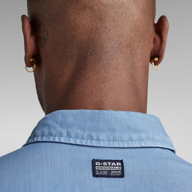G-Star RAW® Marine Slim Hemd Mittelblau