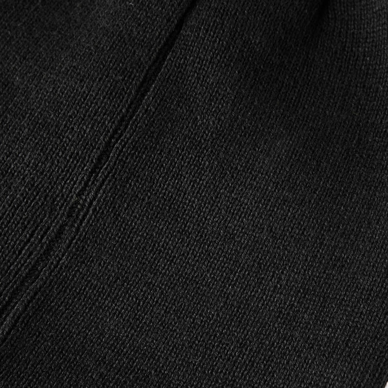 G-STAR® Effo Raw Artwork Long Beanie Schwarz fabric shot