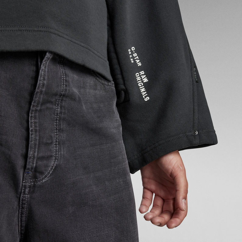 G-STAR® Sudadera Adjustable Sleeve Cropped Gris