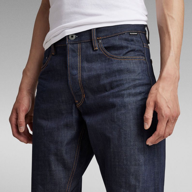 G-STAR® Triple A Regular Straight Selvedge Jeans Dunkelblau