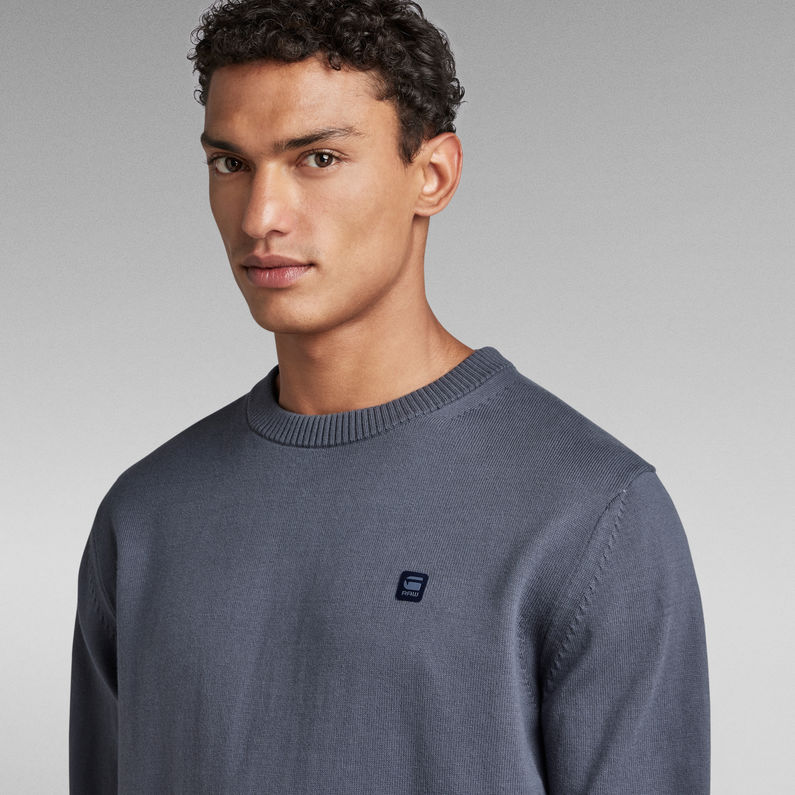 G-STAR® Premium Core Knitted Sweater Medium blue