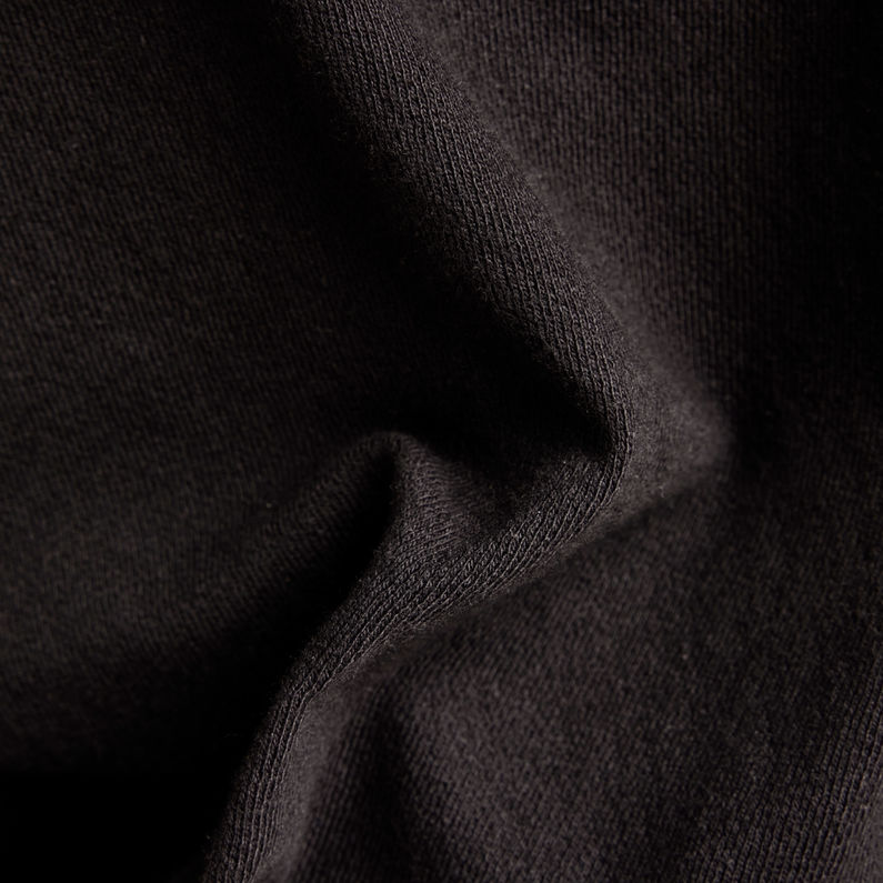G-Star RAW® Mock Neck Loose T-Shirt Schwarz