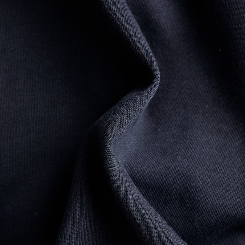 G-STAR® Irregular Graphics Pocket Loose Hoodie Dark blue